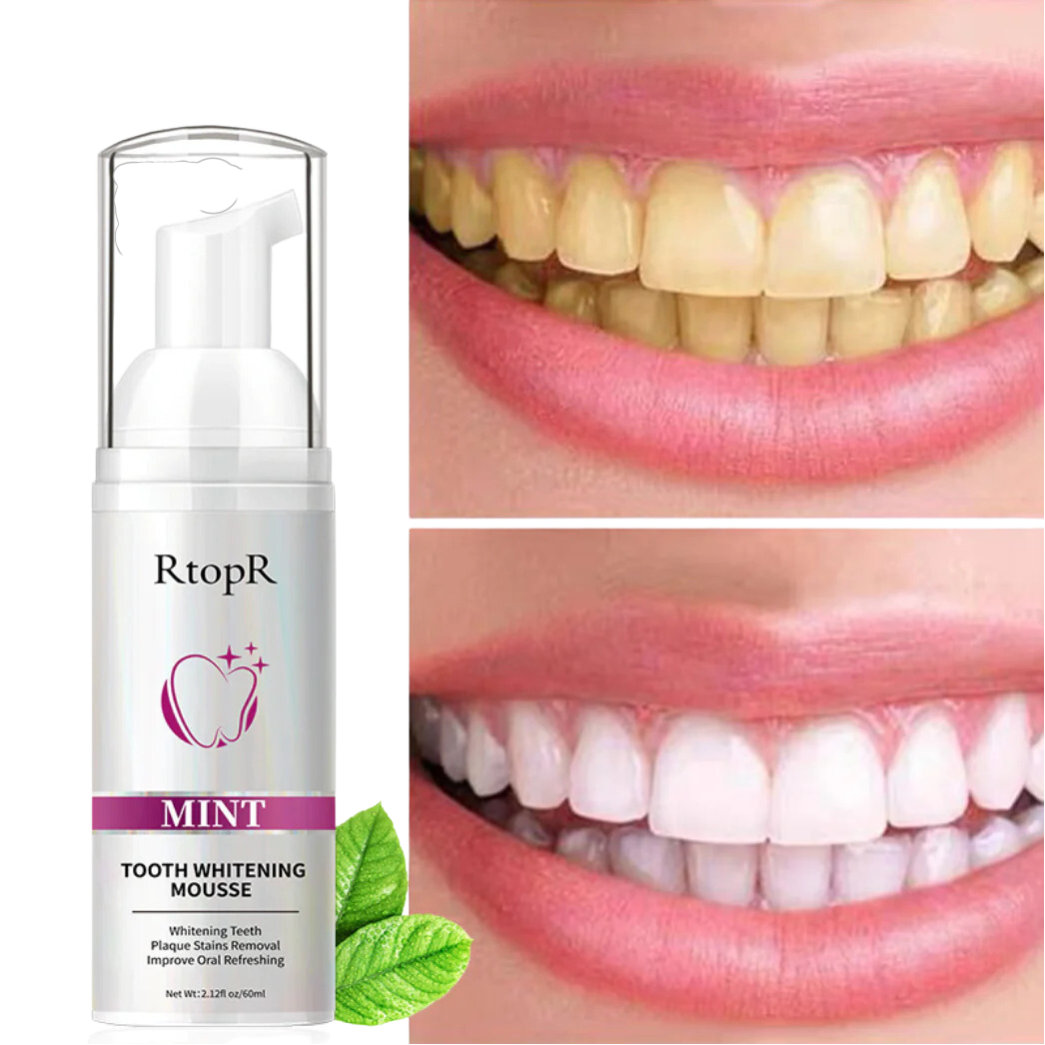 teeth whitening cleansing mousse